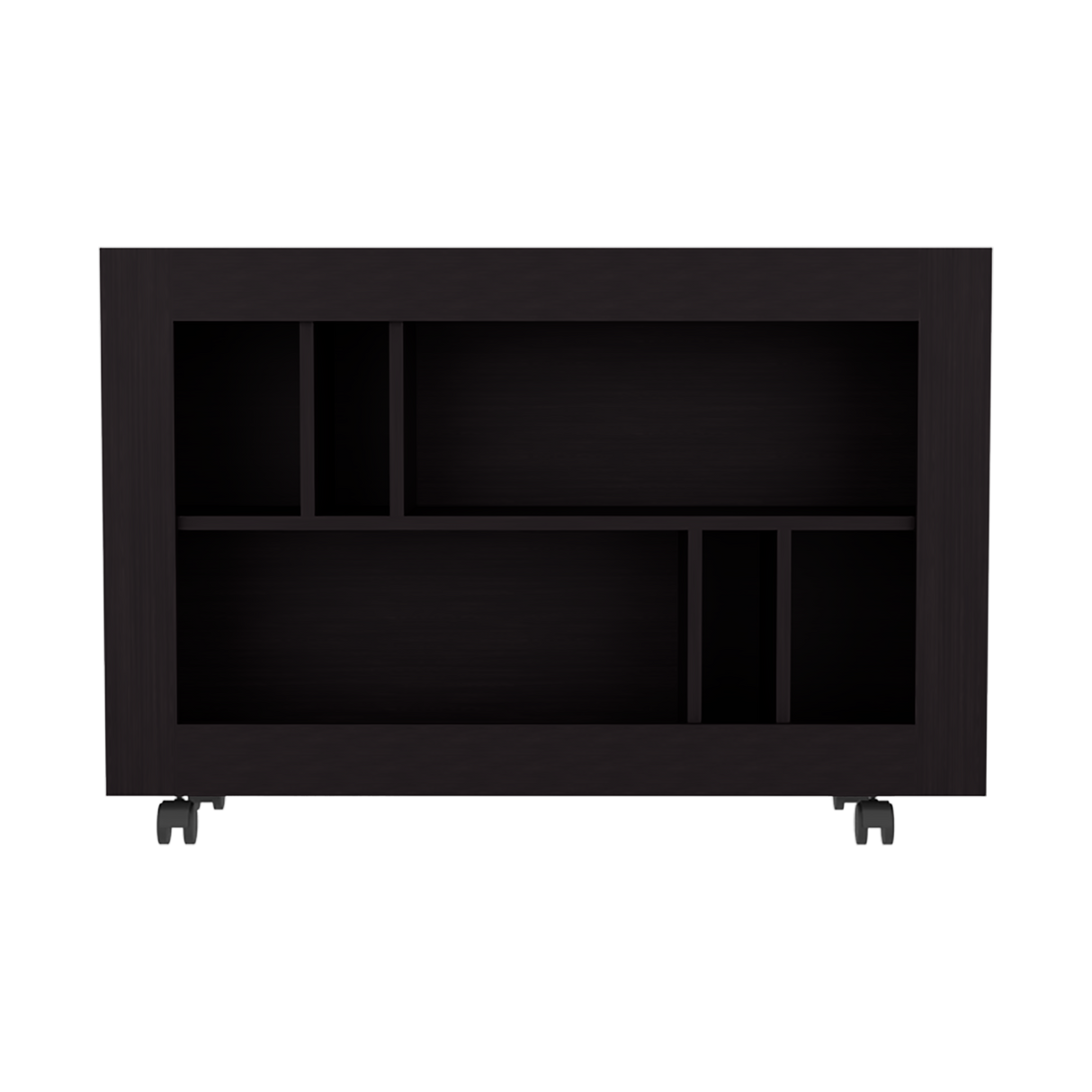 Mueble Auxiliar Joge Wengue 95x64.5cm Rectangular con Seis Compartimientos - MESAS AUXILIARES | Bylmo