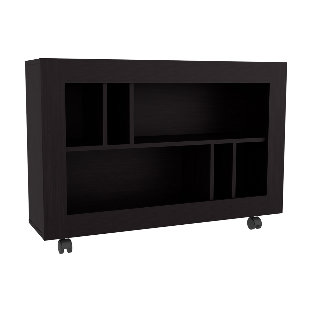 Mueble Auxiliar Joge Wengue 95x64.5cm Rectangular con Seis Compartimientos - MESAS AUXILIARES | Bylmo
