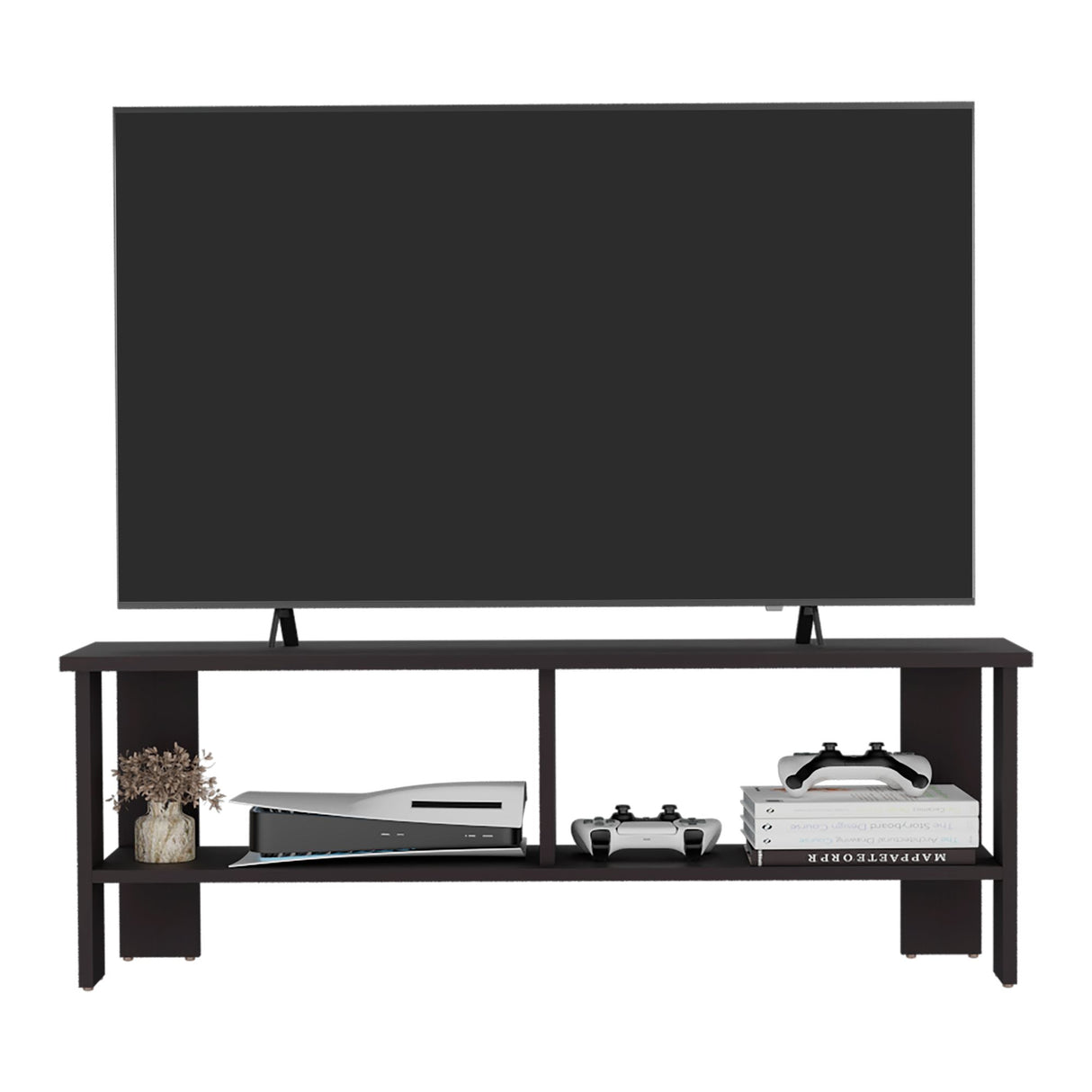 Mesa para TV Navia Wengue 120.3x42.1cm Para TV Hasta 55 Pulgadas - MUEBLES DE TV | Bylmo