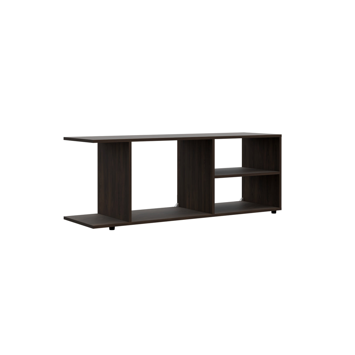 Rack de TV GoodWood Nogal 120.3x45.4cm Para TV Hasta 50 Pulgadas - MUEBLES DE TV | Bylmo