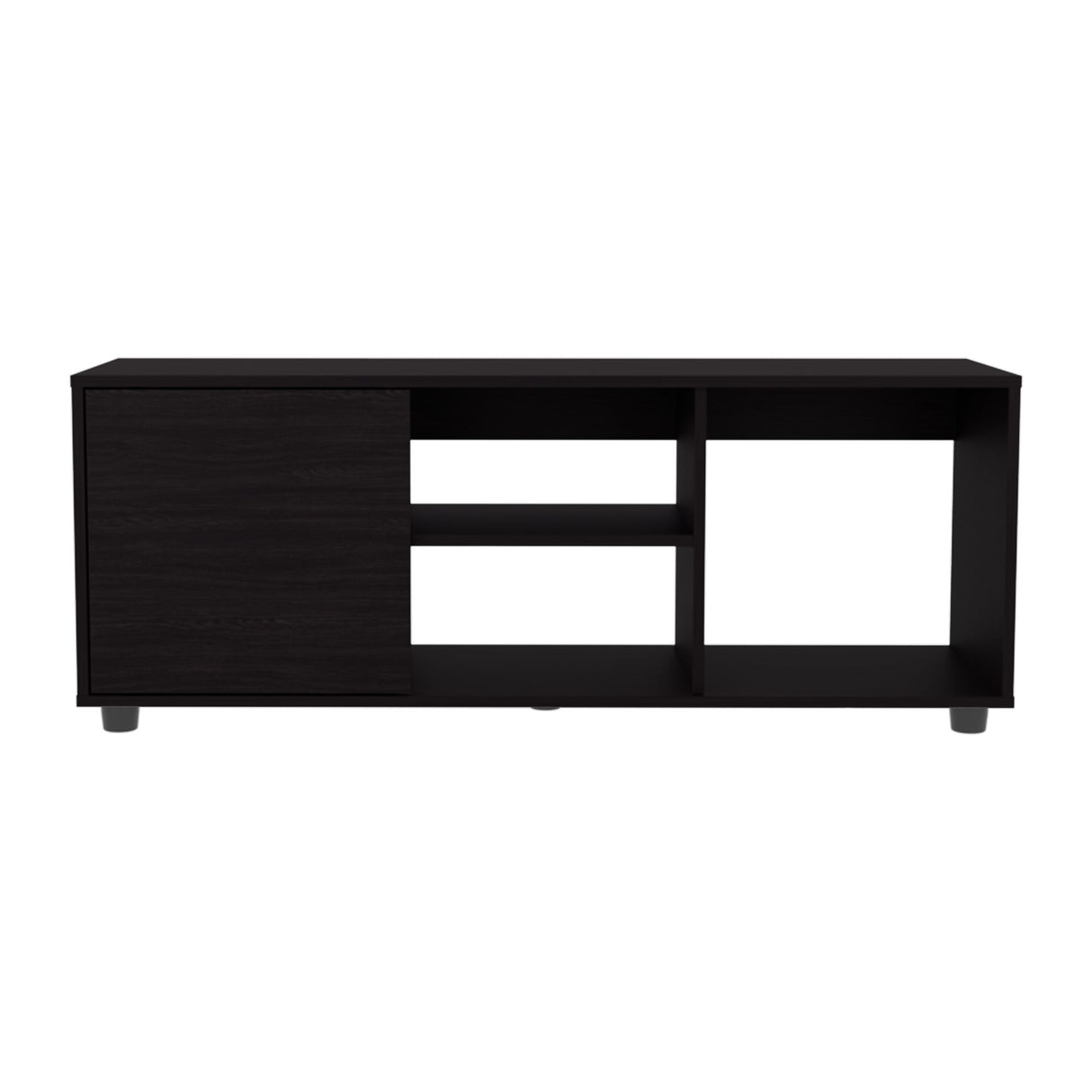Rack de TV Adel Venecia Wengue 130.1x46.7cm Para TV Hasta 55 Pulgadas - MUEBLES DE TV | Bylmo