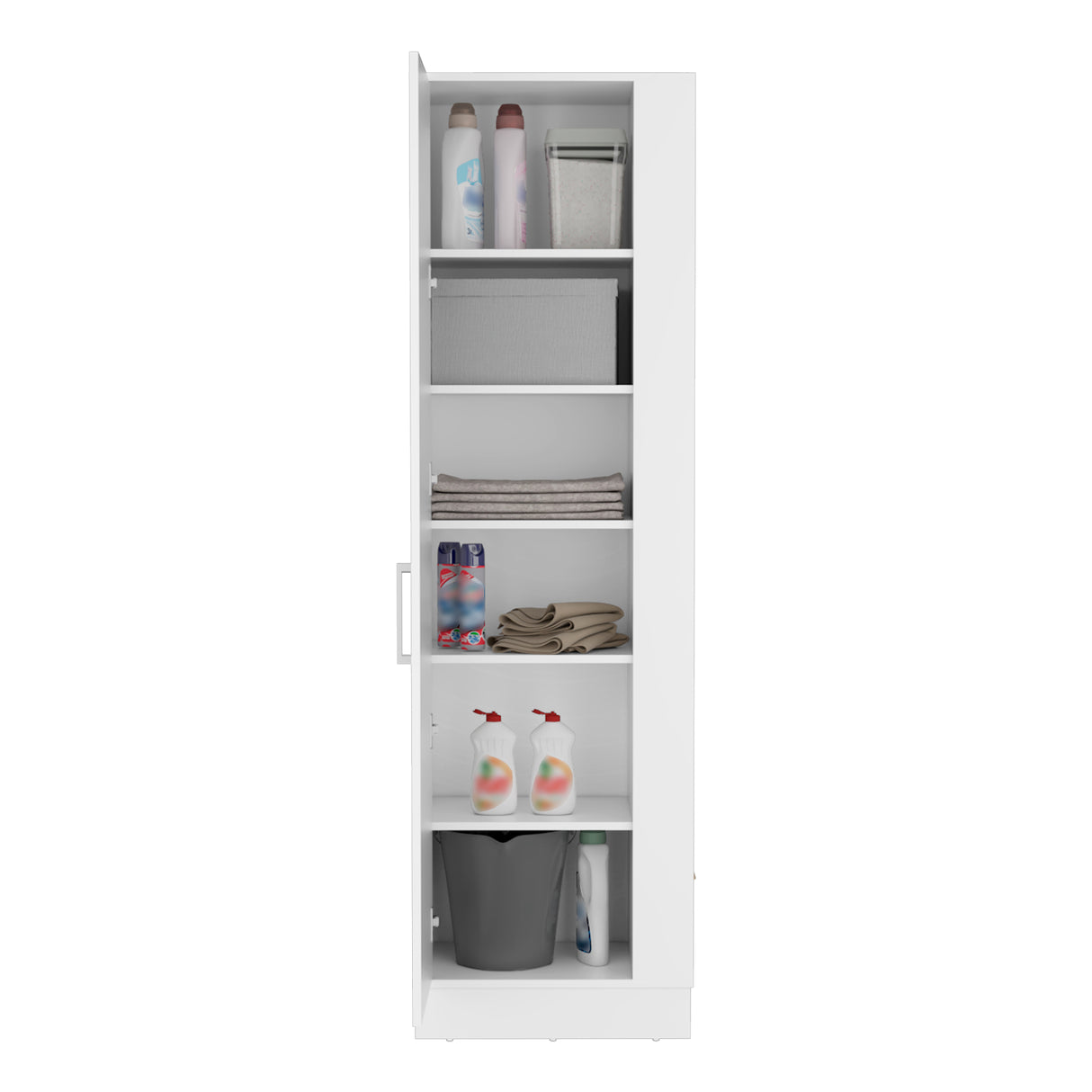 Organizador de Aseo Lilo Blanco 53.6x183.7cm con Puerta Batible - MUEBLES DE ASEO Y ROPAS | Bylmo
