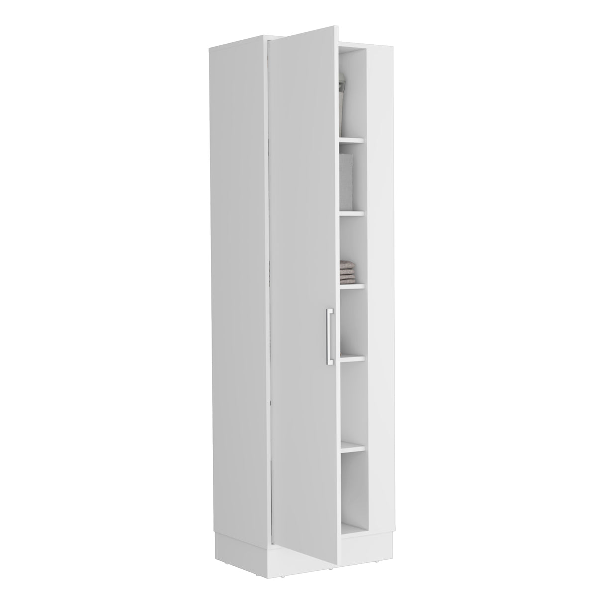 Organizador de Aseo Lilo Blanco 53.6x183.7cm con Puerta Batible - MUEBLES DE ASEO Y ROPAS | Bylmo