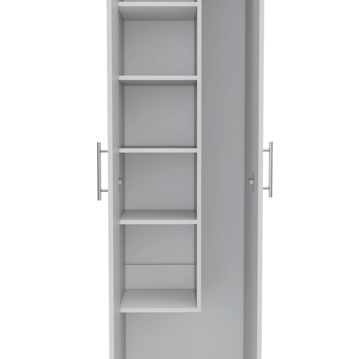 Organizador de Aseo Nala Blanco 51.2x181.2cm con Puerta Batible y con Patas - MUEBLES DE ASEO Y ROPAS | Bylmo