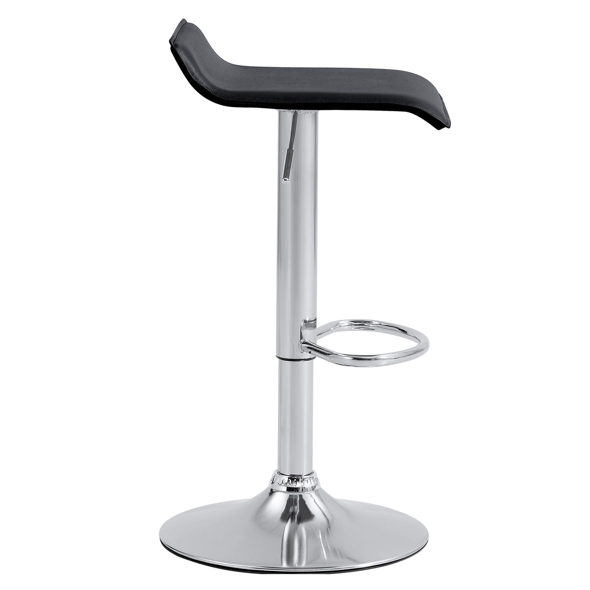 Set x 2 Sillas Bar Giratorias Recife Negro 39x64cm con Reposapiés - SILLAS Y BUTACOS | Bylmo