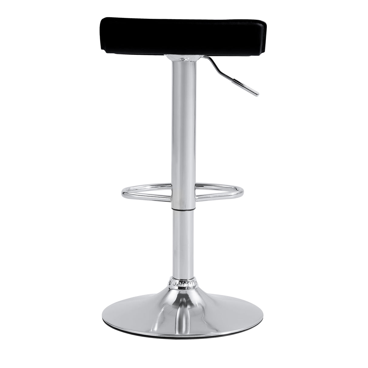 Set x 2 Sillas Bar Giratorias Recife Negro 39x64cm con Reposapiés - SILLAS Y BUTACOS | Bylmo