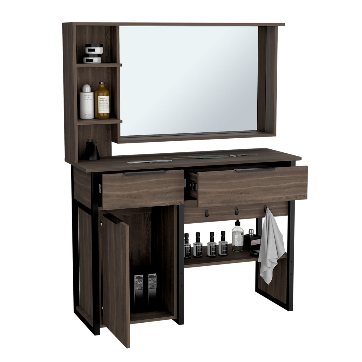 Tocador Holland Milan 111.6x146.2cm con Espejo y Dos Cajones - TOCADORES | Bylmo