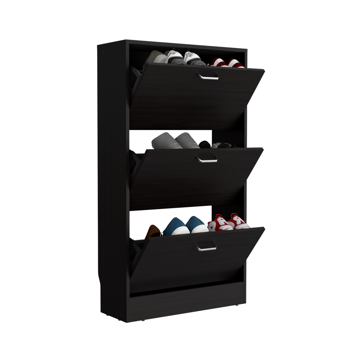 Zapatero Inola Wengue 63x115.2cm de Tres Niveles - ZAPATEROS | Bylmo