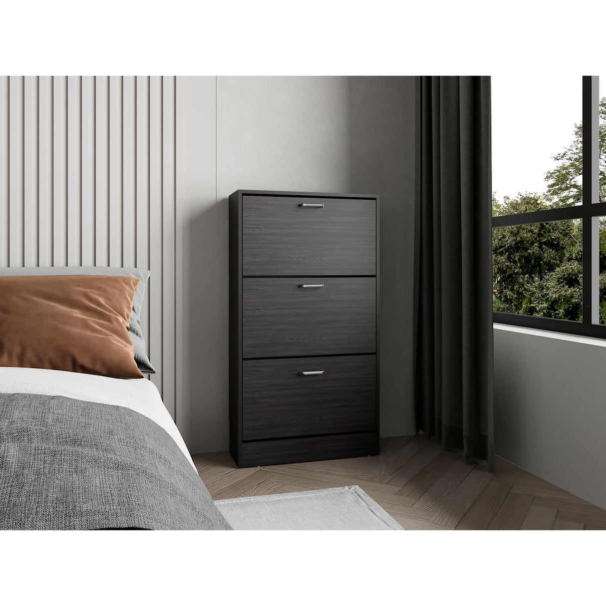 Zapatero Inola Wengue 63x115.2cm de Tres Niveles - ZAPATEROS | Bylmo