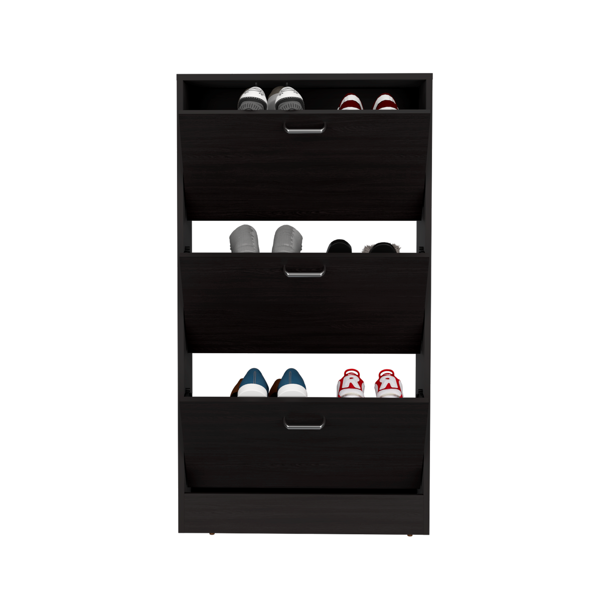 Zapatero Inola Wengue 63x115.2cm de Tres Niveles - ZAPATEROS | Bylmo