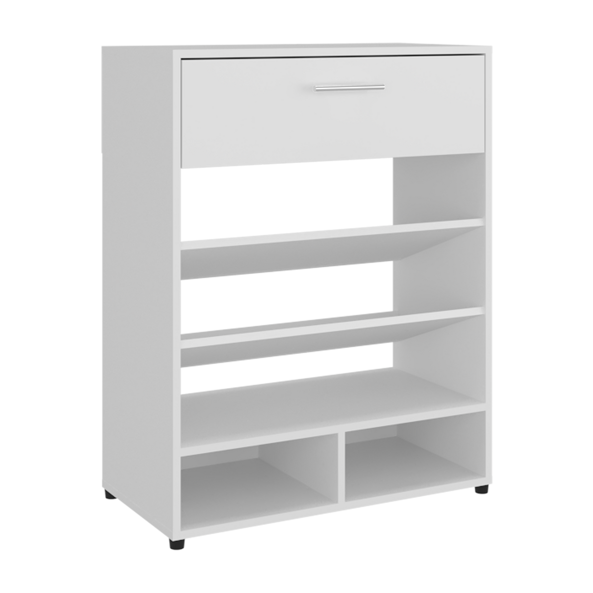 Zapatero Alpine Blanco 70x90cm de Cinco Niveles - ZAPATEROS | Bylmo