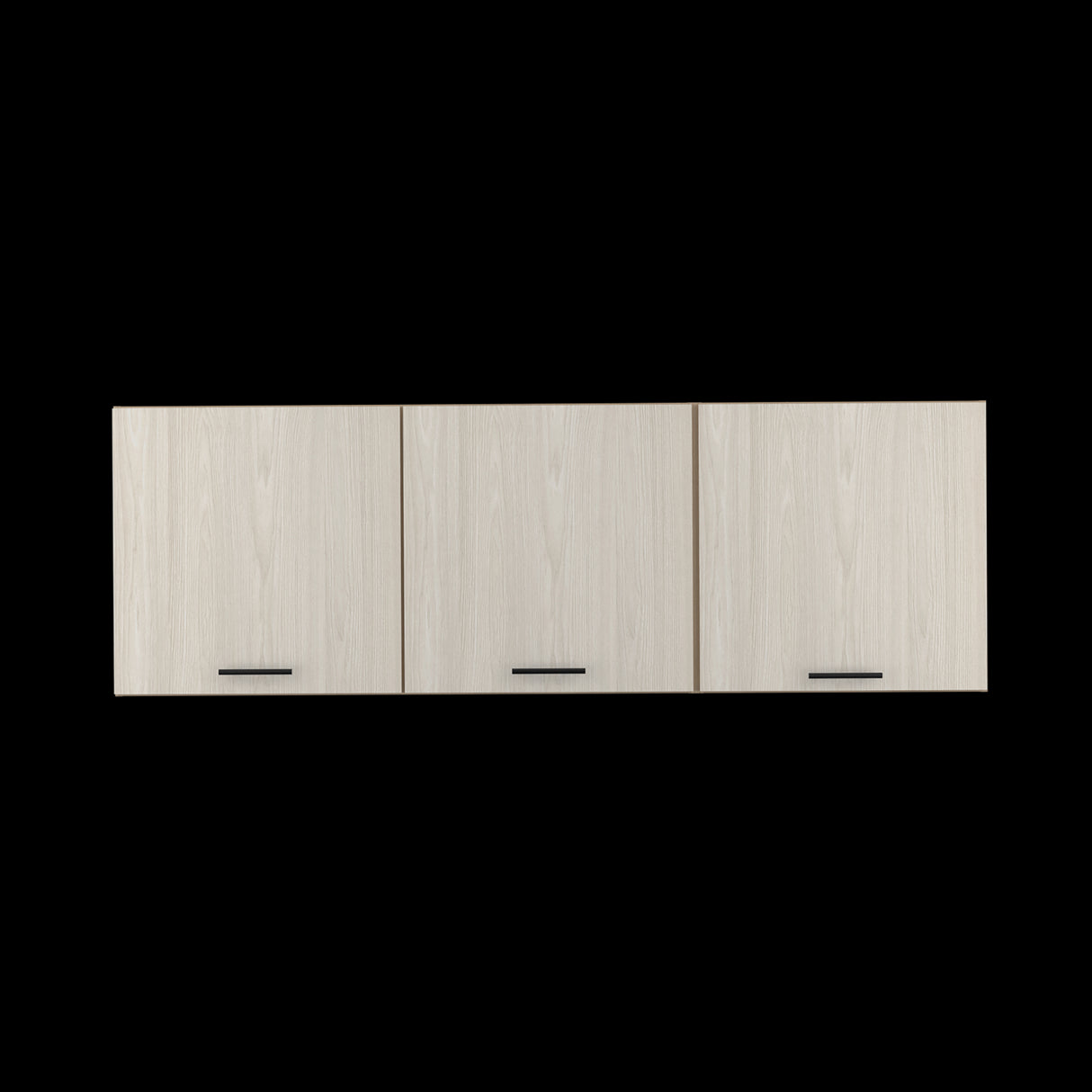 Mueble Superior de Cocina Gante Rovere y Niebla 180x60cm con Locero - MUEBLES SUPERIORES DE COCINA | Bylmo