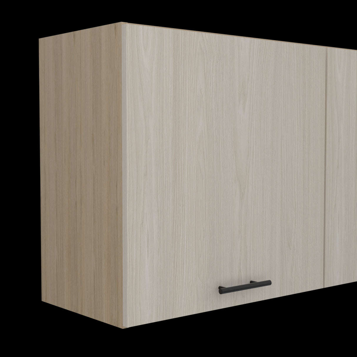 Mueble Superior de Cocina Gante Rovere y Niebla 180x60cm con Locero - MUEBLES SUPERIORES DE COCINA | Bylmo