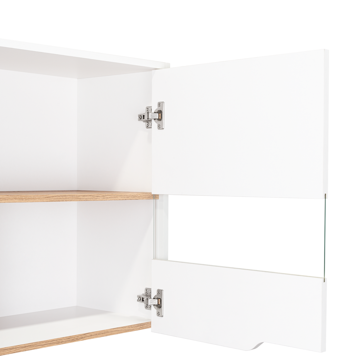 Mueble Superior de Cocina Soler Blanco y Macadamia 100x60cm con Cuatro Puertas - MUEBLES SUPERIORES DE COCINA | Bylmo