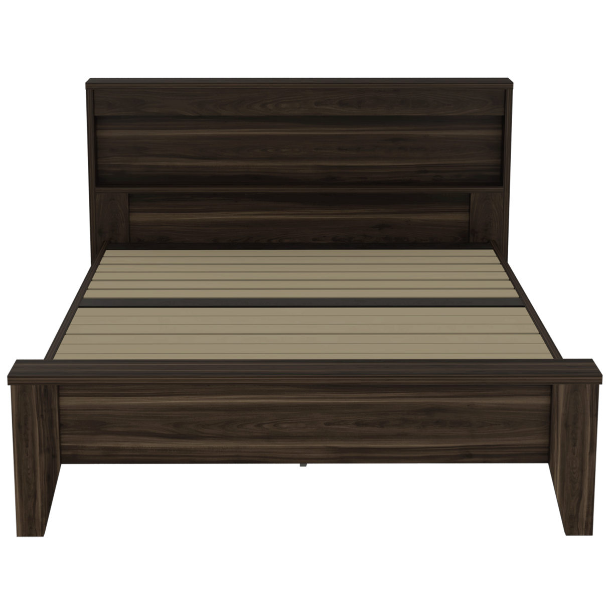 Cama Amat Habano 156.5x95cm para Colchón Doble 140 X 190 Cm con Cabecero y Piecero - CAMAS | Bylmo