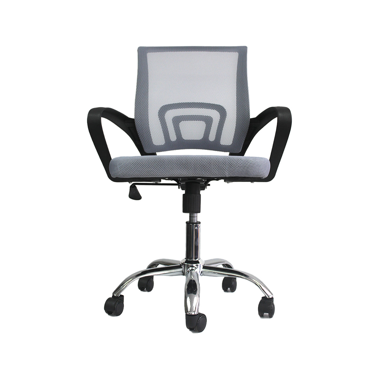 Silla de Oficina Tok Gris 57x52cm Reclinable y Giratoria con Ruedas - SILLAS DE OFICINA | Bylmo