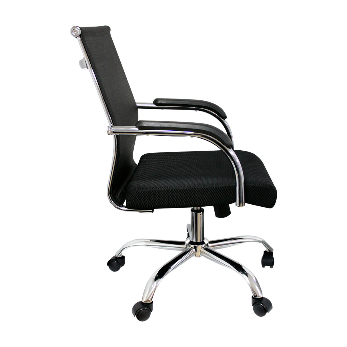 Silla de Oficina Roma Negro 56x54cm Reclinable y Giratoria con Ruedas