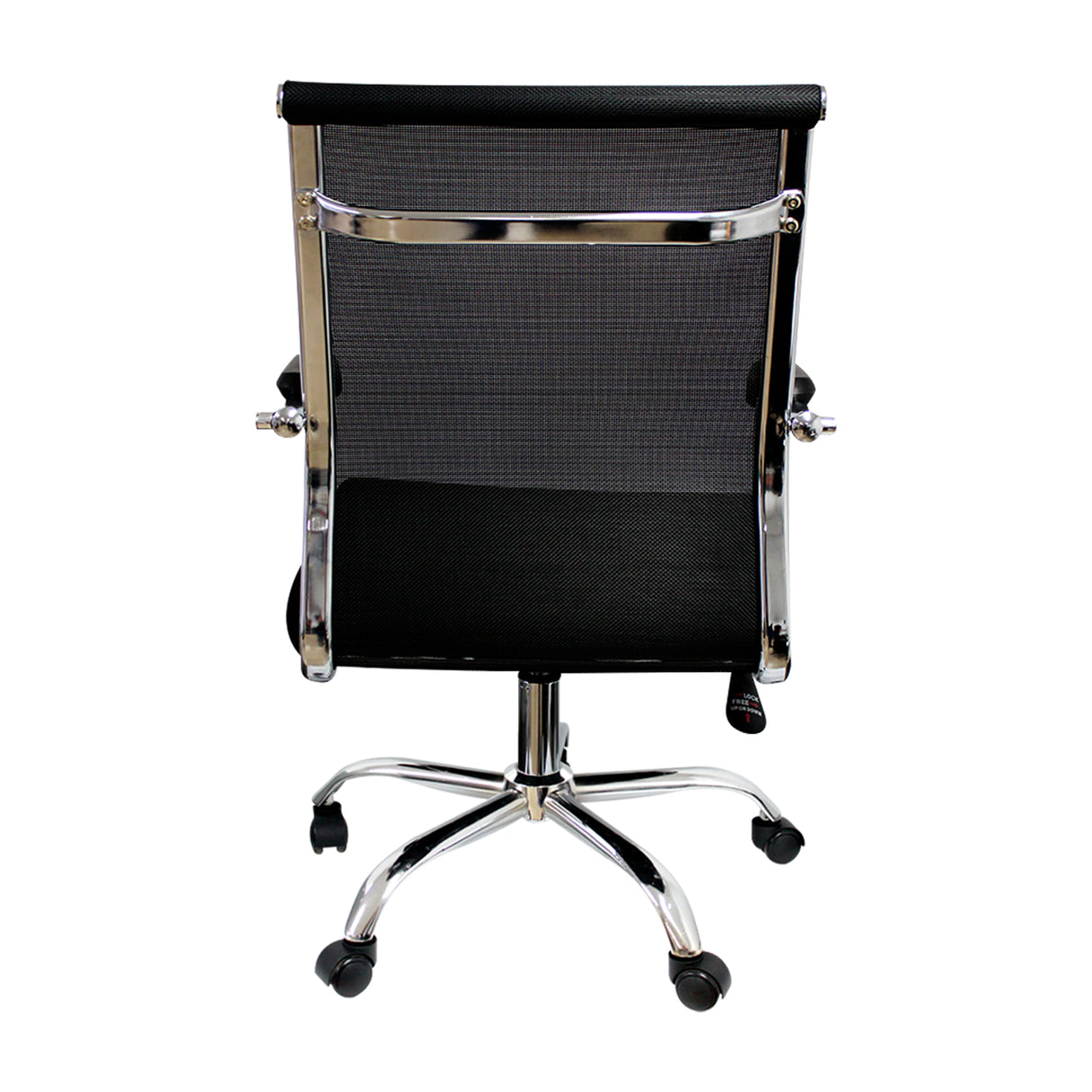 Silla de Oficina Roma Negro 56x54cm Reclinable y Giratoria con Ruedas