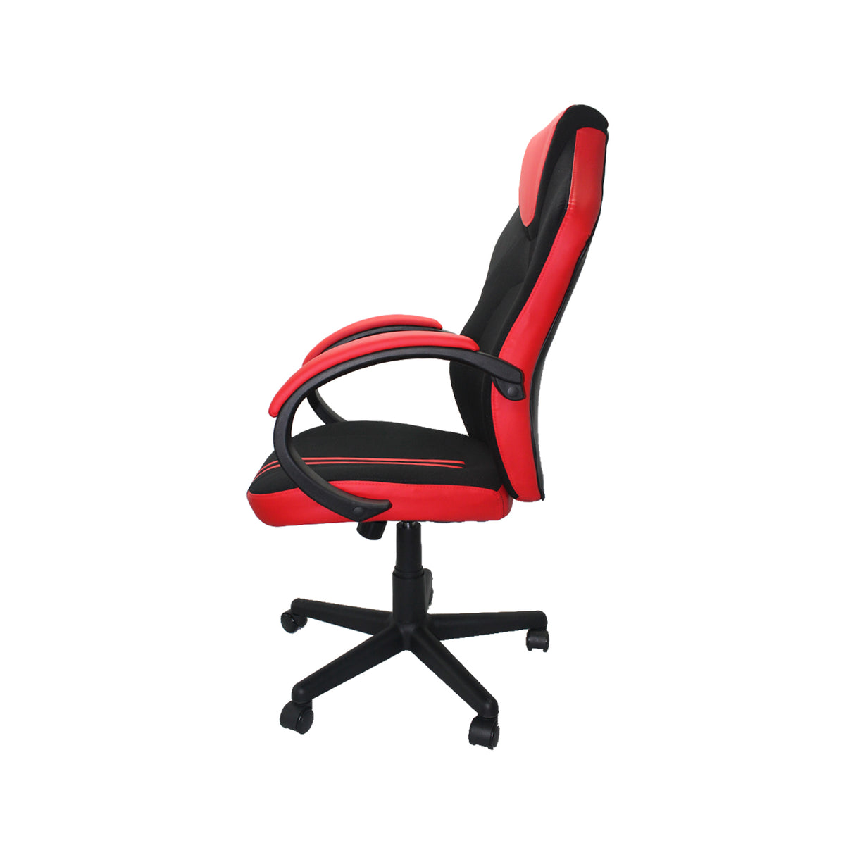 Silla Gamer Olympo Rojo 58x54cm Reclinable y Giratoria con Ruedas - SILLAS DE OFICINA | Bylmo