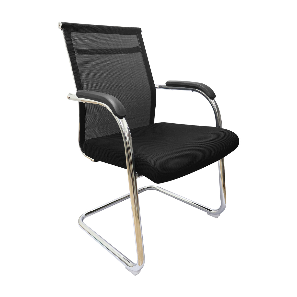 Silla de Oficina Roma Negro 55.5x63cm de Base Fija - SILLAS DE OFICINA | Bylmo