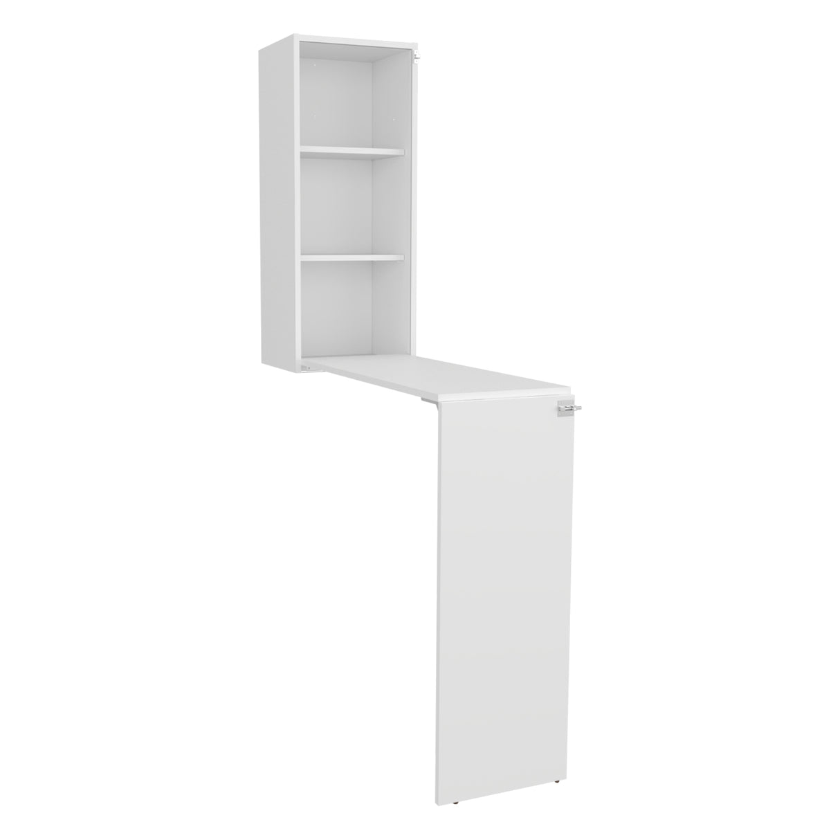Mesa de Planchar Plegable Blanco 34.9x86.8cm Con Espacio para Productos de Aseo y con Cerradura - MUEBLES DE ASEO Y ROPAS | Bylmo