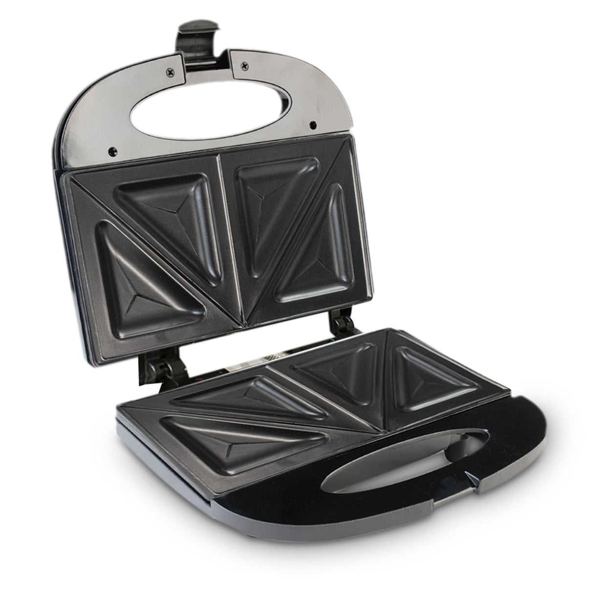 Sanduchera Negro 21.5x9cm de Dos Puestos Triangular - SANDUCHERAS Y WAFLERAS | Bylmo