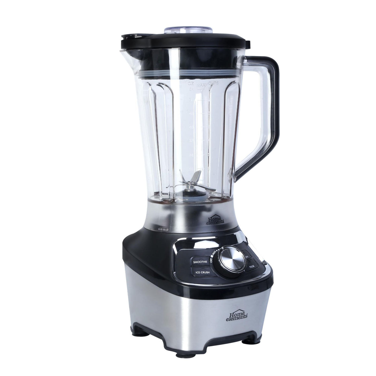 Licuadora Maxi Power Negro y Plateado 21.5x44cm De Seis Aspas y 1.8 Litros - LICUADORAS Y PROCESADORES | Bylmo