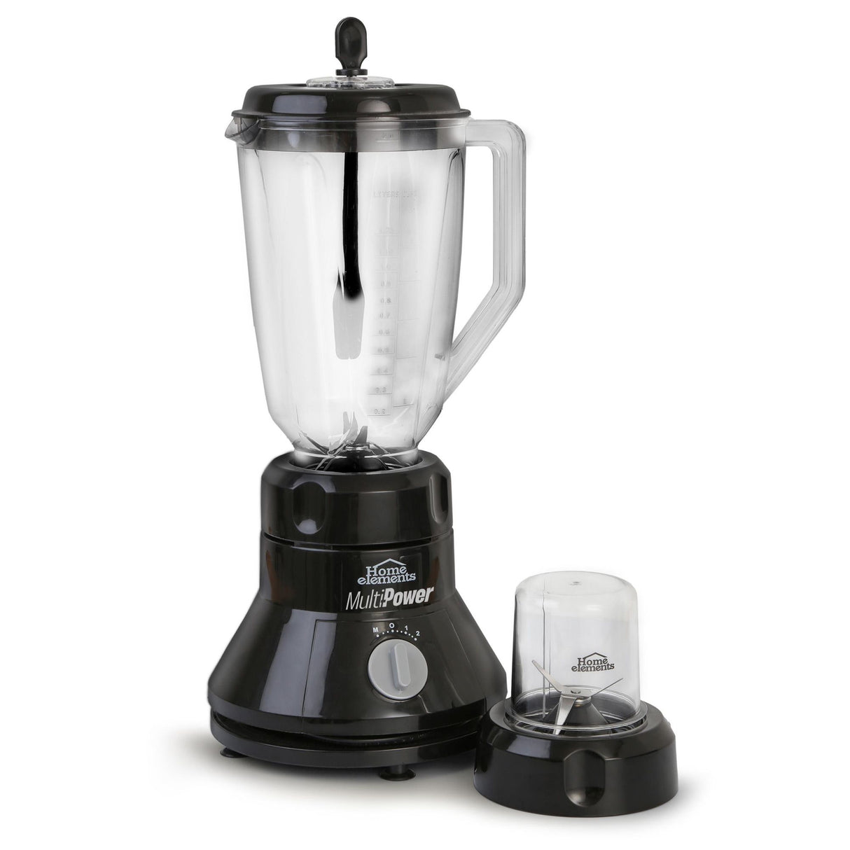 Licuadora Negro 18x40cm De Cuatro Aspas y 2 Litros - LICUADORAS Y PROCESADORES | Bylmo