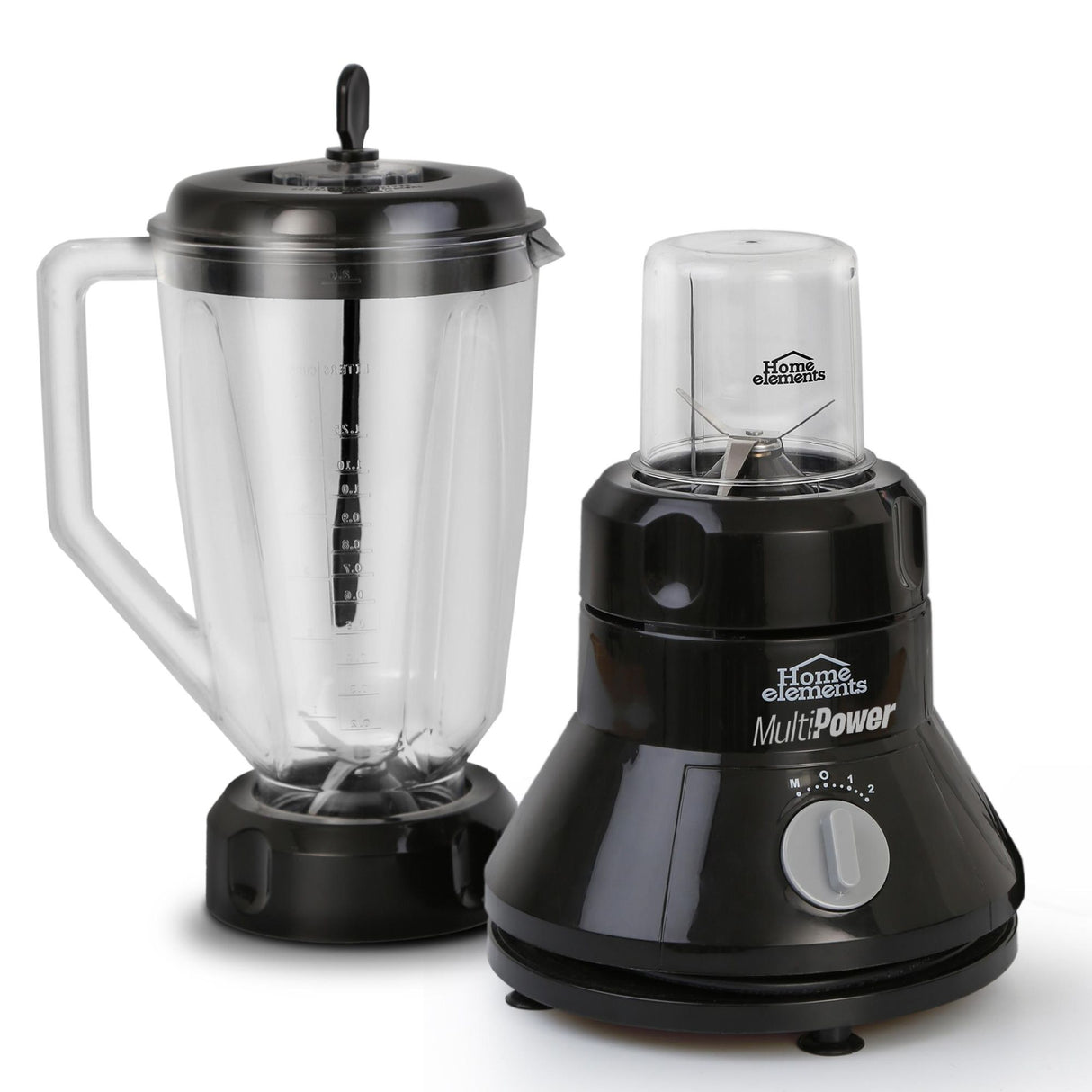 Licuadora Negro 18x40cm De Cuatro Aspas y 2 Litros - LICUADORAS Y PROCESADORES | Bylmo