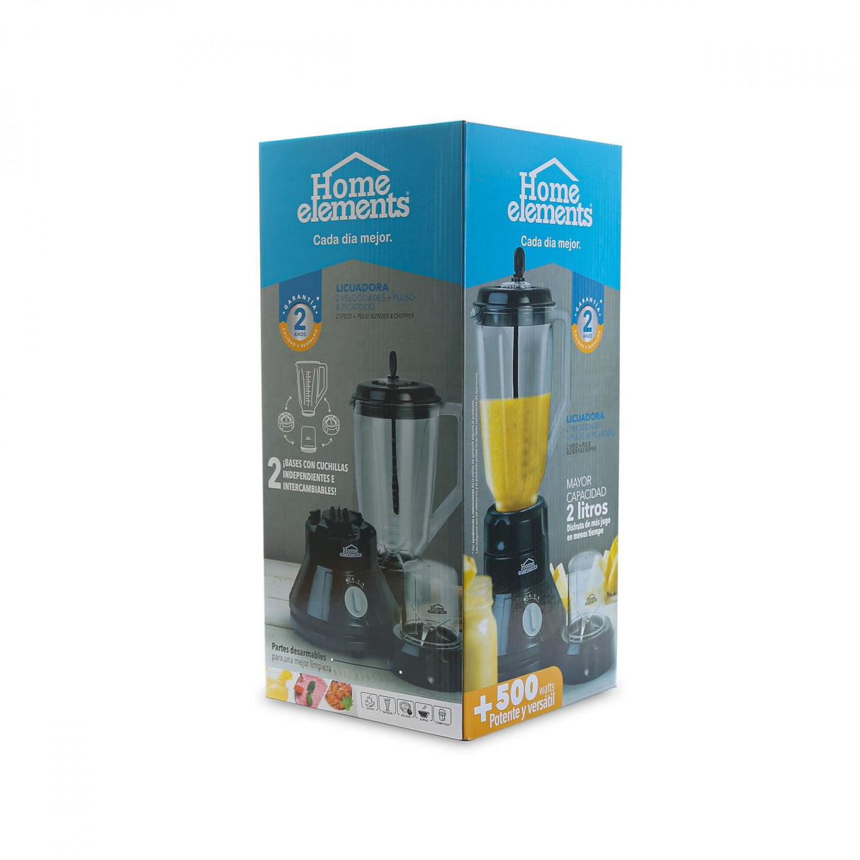 Licuadora Negro 18x40cm De Cuatro Aspas y 2 Litros - LICUADORAS Y PROCESADORES | Bylmo