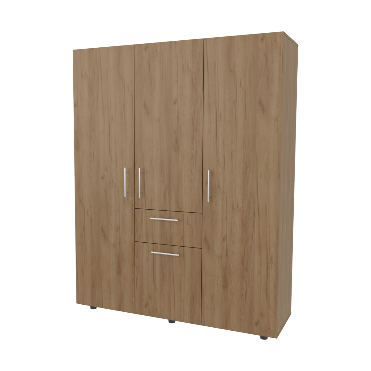 Closet Bariloche Fresno Europeo 140x178cm Con Un Cajón y Ocho Compartimientos - CLOSETS | Bylmo