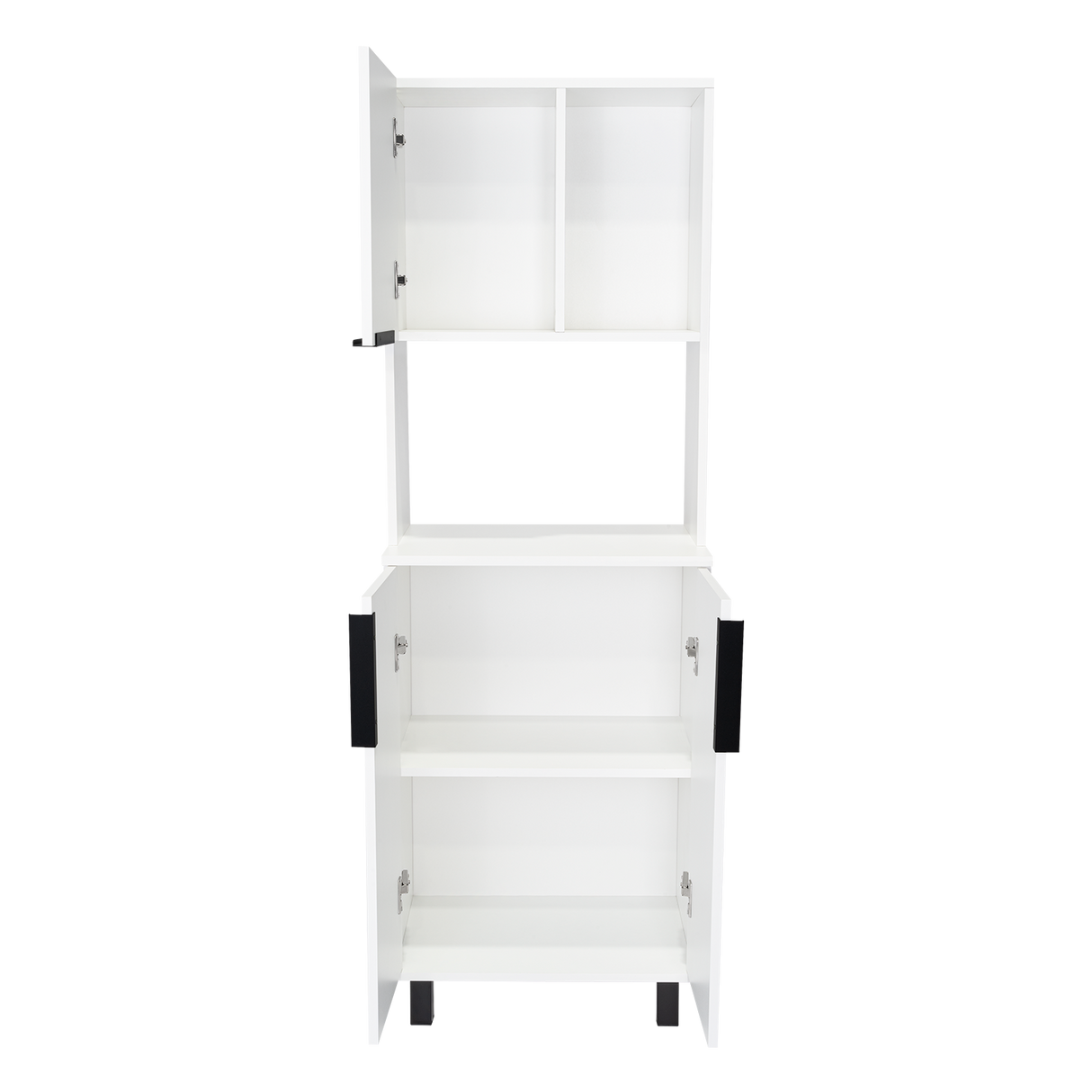 Alacena Oshawa Blanco 54x160cm Con Tres Puertas - ALACENAS Y MUEBLES MICROONDAS | Bylmo