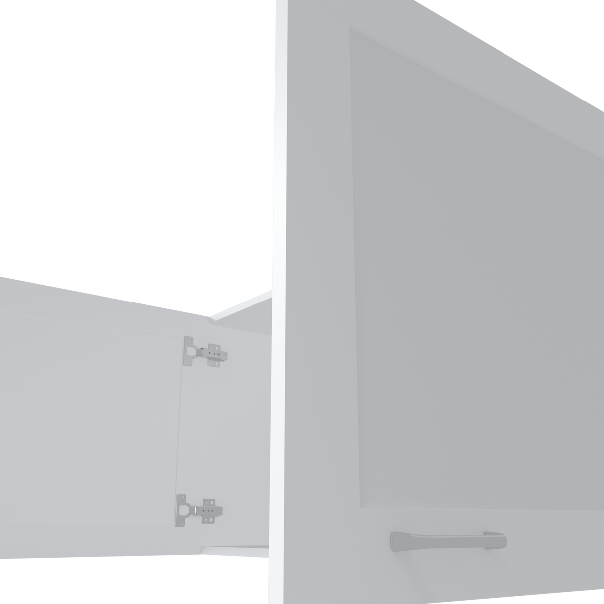 Mueble Superior de Cocina Zurich Blanco 100x49cm con Dos Puertas - MUEBLES SUPERIORES DE COCINA | Bylmo