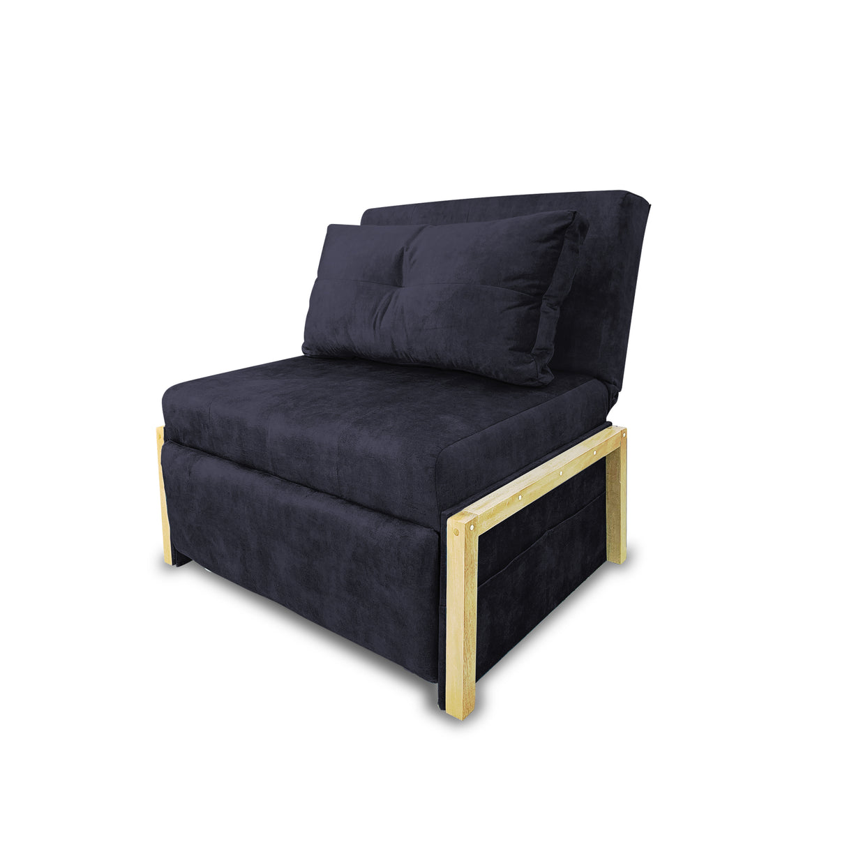 Silla Poltrona Reclinable Dorian Grafito 100x75cm de Un Puesto con Bolsillos y Reposapiés - SOFAS Y POLTRONAS | Bylmo