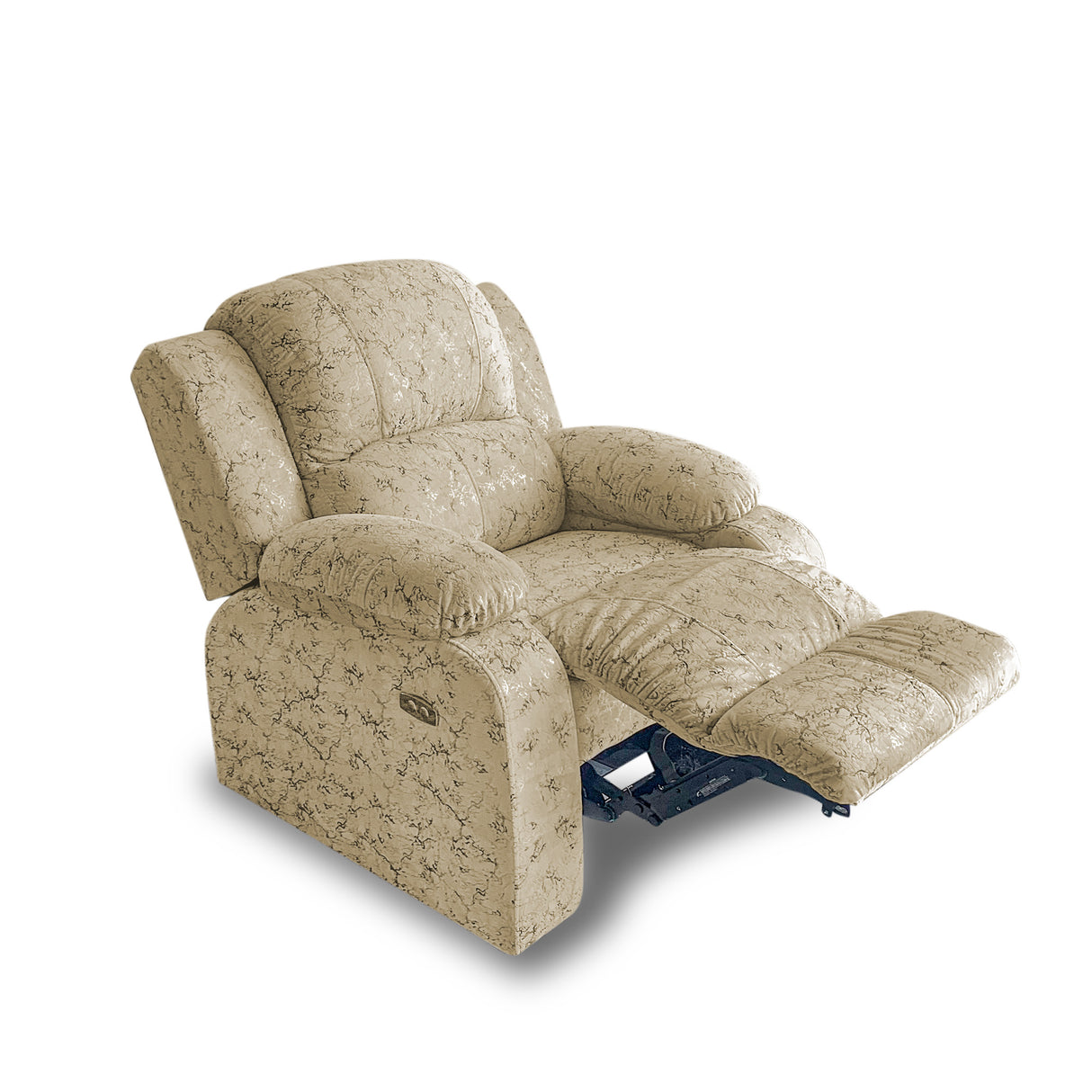 Silla Poltrona Reclinable Eléctrica Reclinomatic Beige 90x102cm con Reposapiés - SOFAS Y POLTRONAS | Bylmo