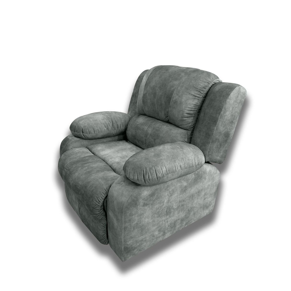 Silla Poltrona Reclinable Eléctrica Reclinomatic Gris 90x102cm con Reposapiés - SOFAS Y POLTRONAS | Bylmo