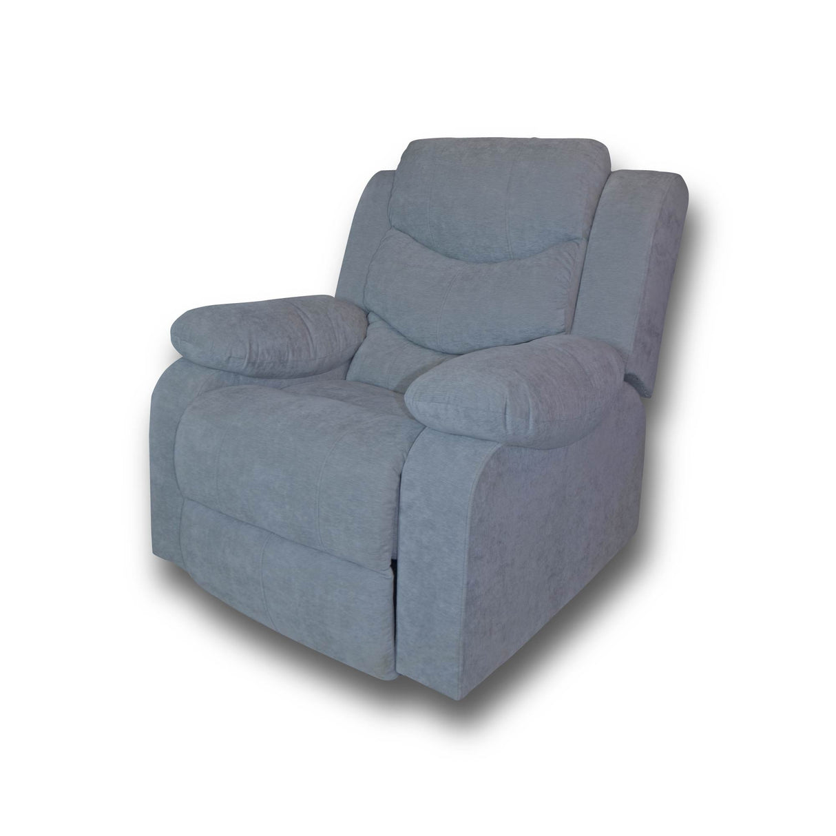 Poltrona Mecedora Reclinable Manual Reclinomatic Gris 90x105cm Giratoria - SOFAS Y POLTRONAS | Bylmo