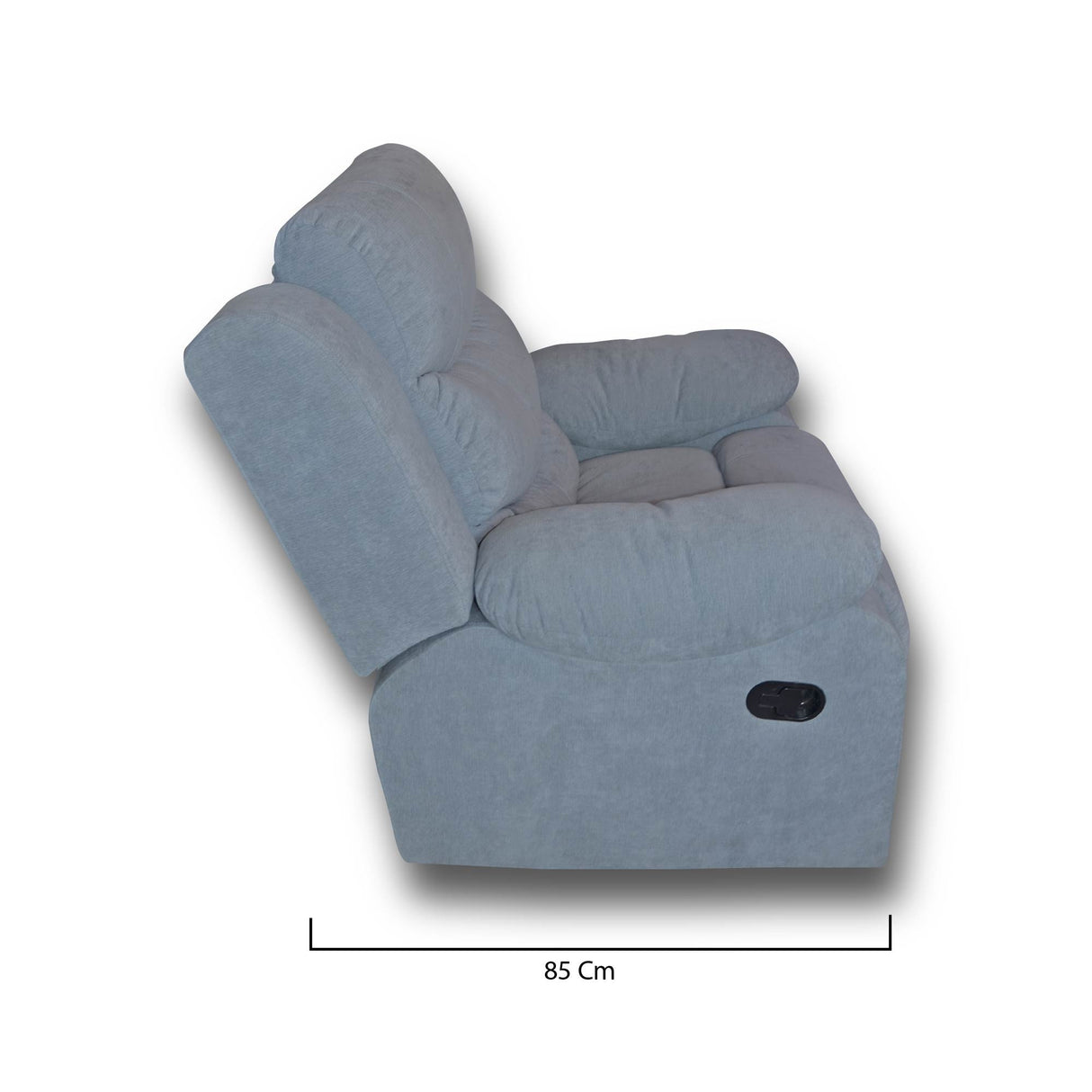 Poltrona Mecedora Reclinable Manual Reclinomatic Gris 90x105cm Giratoria - SOFAS Y POLTRONAS | Bylmo