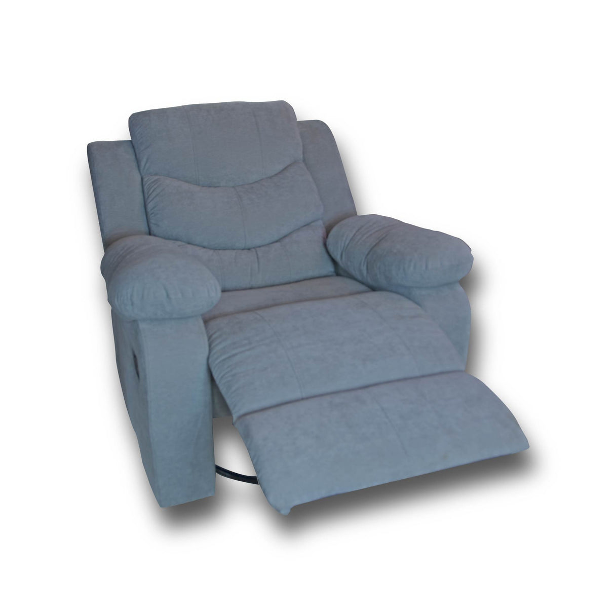 Poltrona Mecedora Reclinable Manual Reclinomatic Gris 90x105cm Giratoria - SOFAS Y POLTRONAS | Bylmo