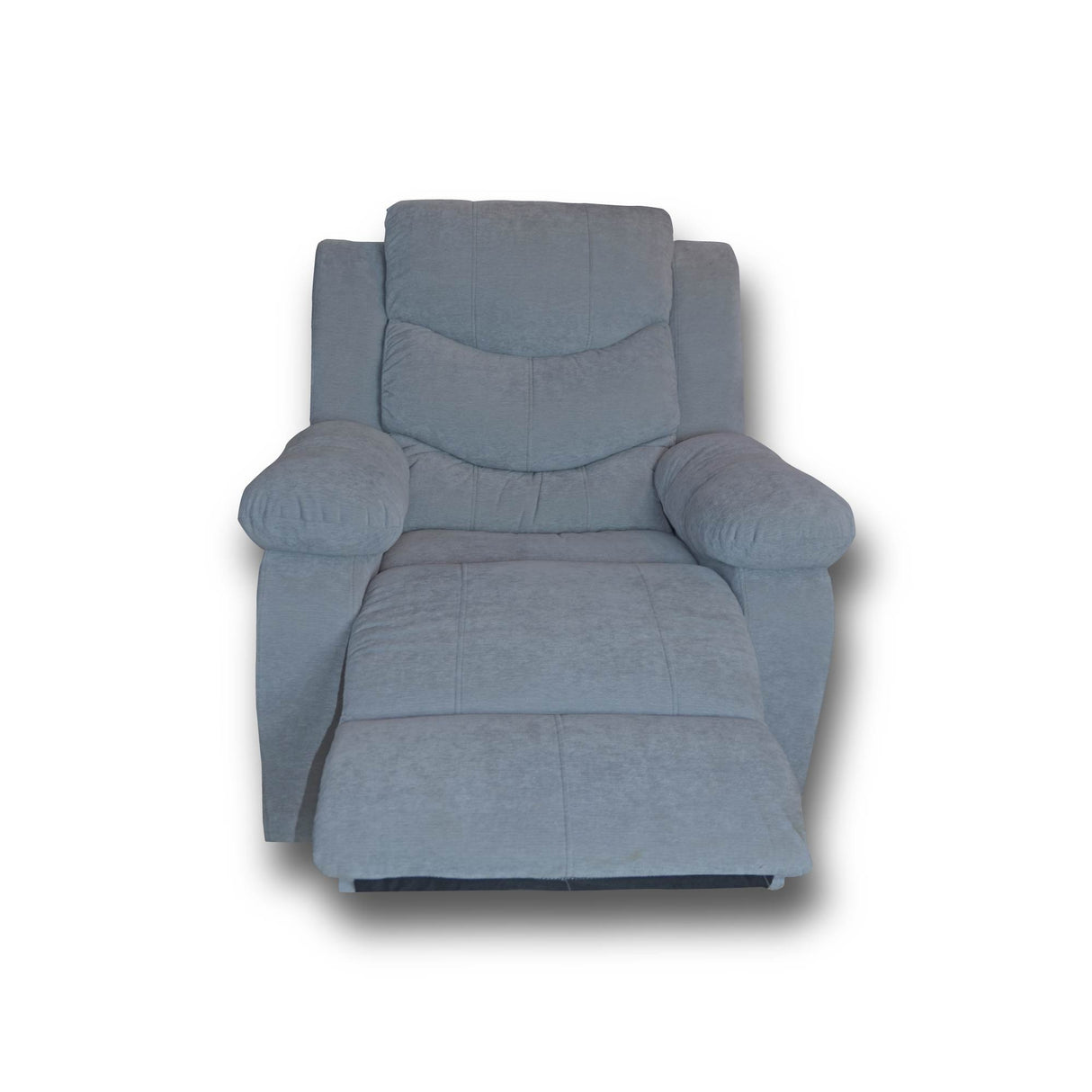 Poltrona Mecedora Reclinable Manual Reclinomatic Gris 90x105cm Giratoria - SOFAS Y POLTRONAS | Bylmo