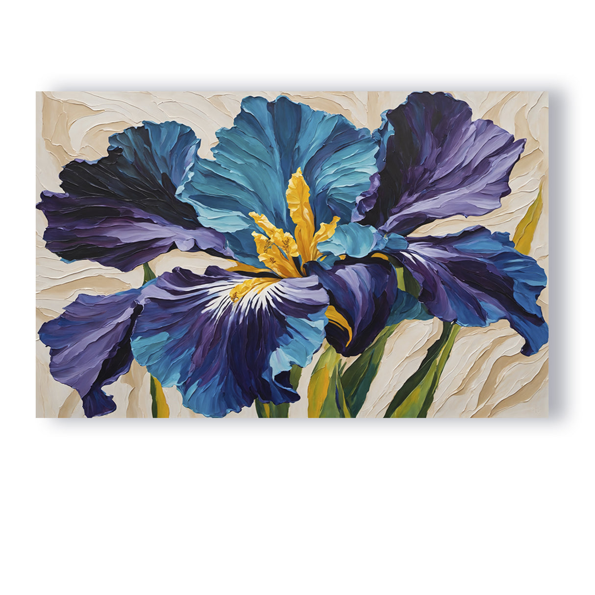 Cuadro decorativo Arte Floral Abstracto 60x93cm - CUADROS | Bylmo