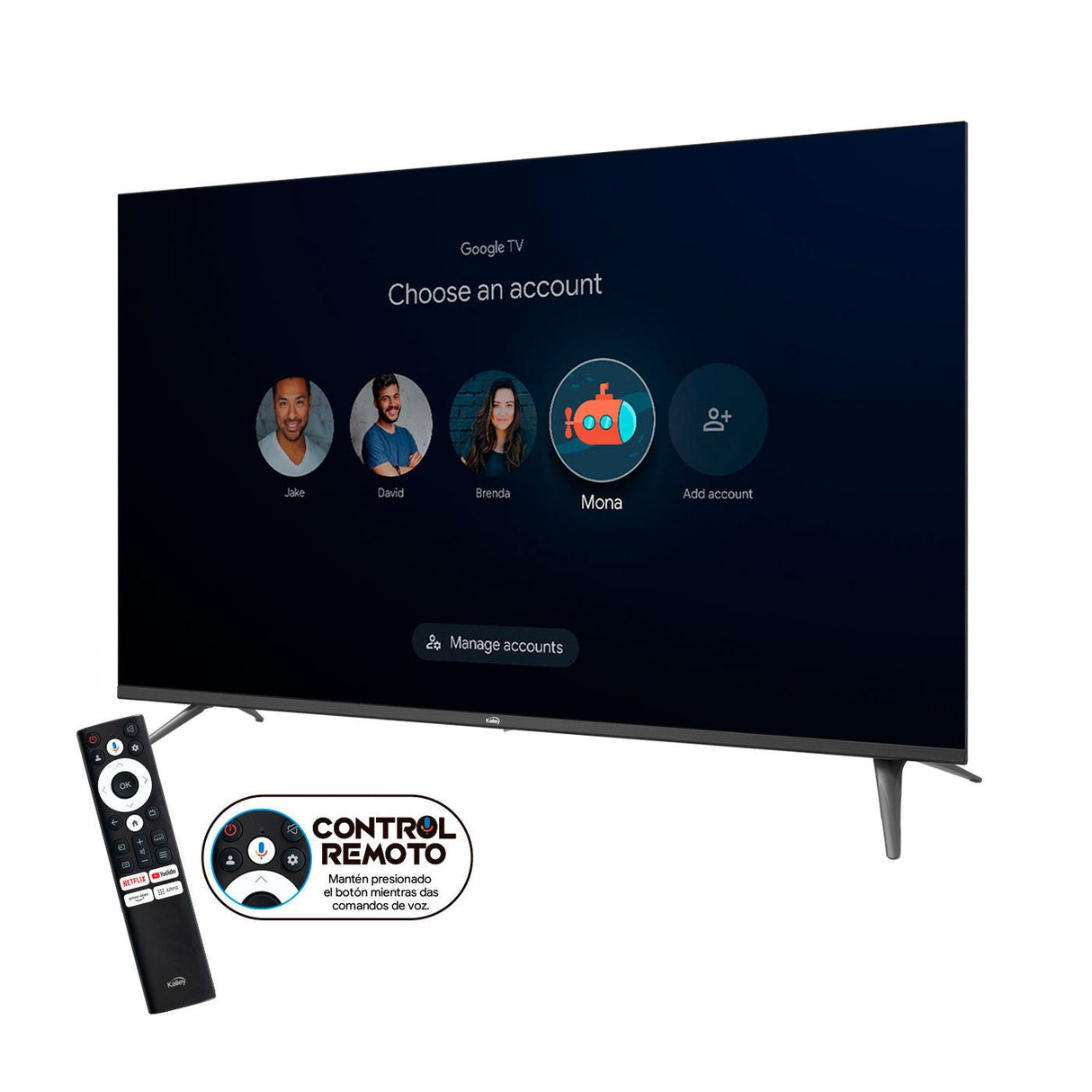 Televisor Smart 32 Pulgadas Full Hd LED Negro 71.6x46.94cm con WIFI Integrado y Bluetooth - TELEVISORES | Bylmo