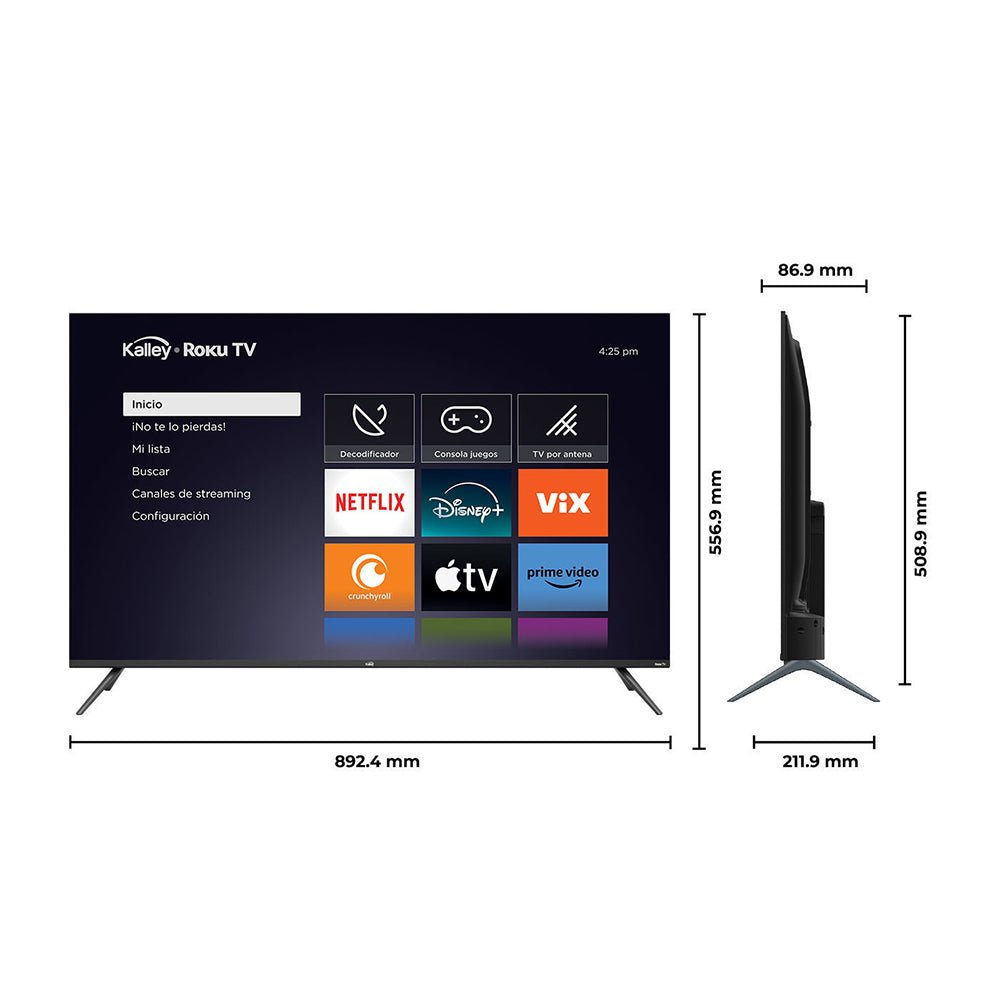 Televisor Smart 40 Pulgadas Full Hd LED Negro 89.24x55.69cm con WIFI Integrado - TELEVISORES | Bylmo