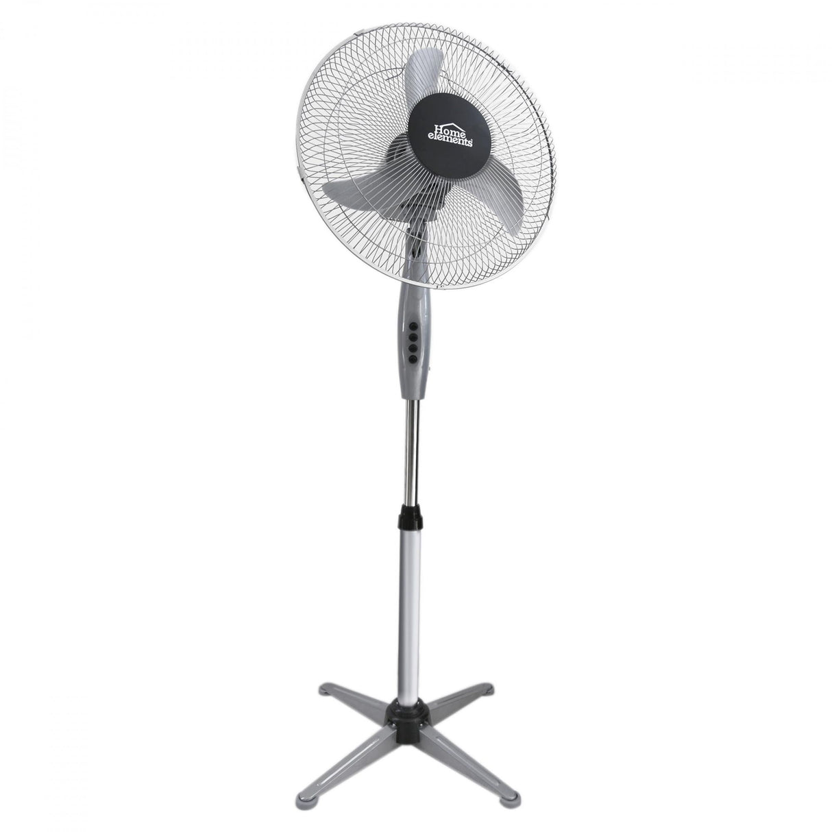 Ventilador de Piso Gris y Negro 50x130cm de Tres Velocidades con Oscilación - VENTILADORES | Bylmo