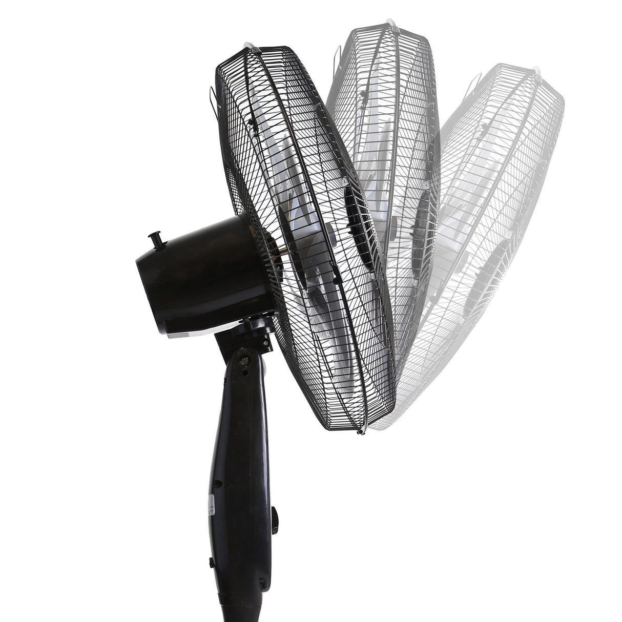 Ventilador de Piso MaxiFlow Elite Negro 49x130cm de Tres Velocidades con Oscilación - VENTILADORES | Bylmo