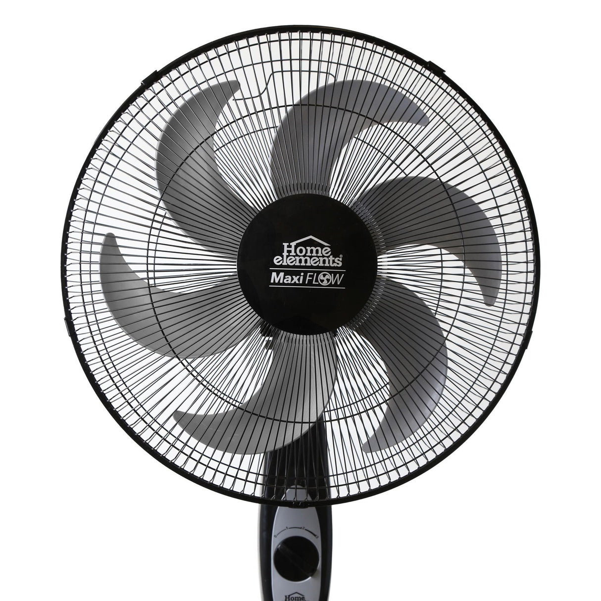 Ventilador de Piso MaxiFlow Elite Negro 49x130cm de Tres Velocidades con Oscilación - VENTILADORES | Bylmo