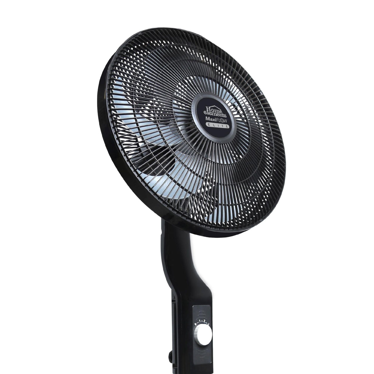 Ventilador de Piso MaxiFlow Elite Negro 48.5x140cm de Tres Velocidades con Oscilación - VENTILADORES | Bylmo