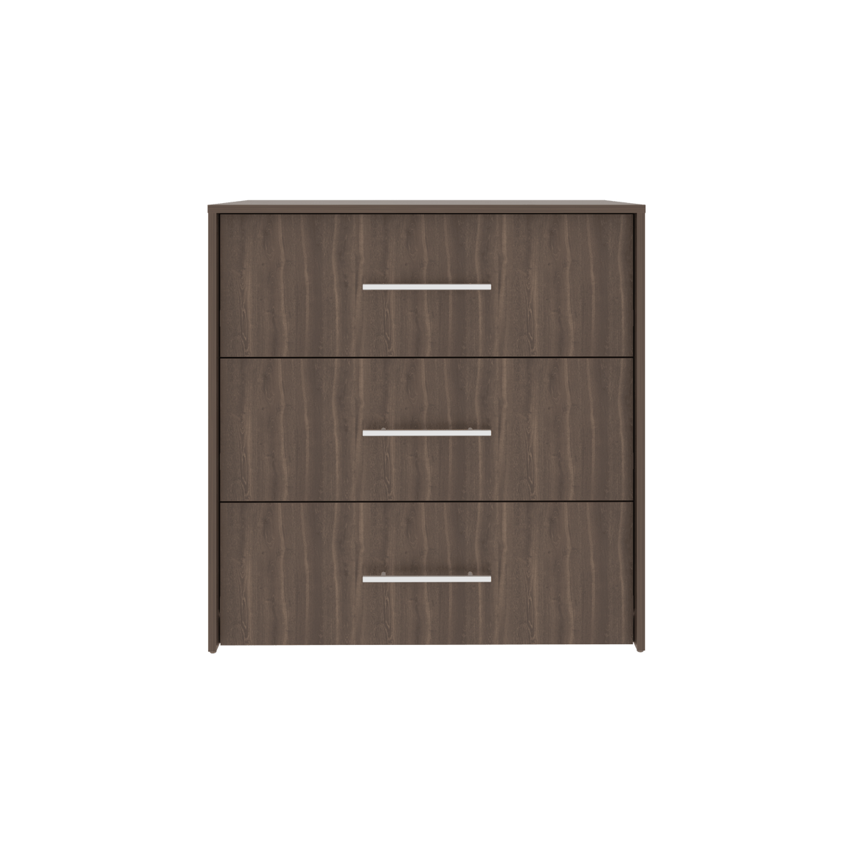 Cajonera Bigaf Milan y Wengue 80x82.1cm De Tres Hileras con Tres Cajones - CAJONERAS Y COMODAS | Bylmo