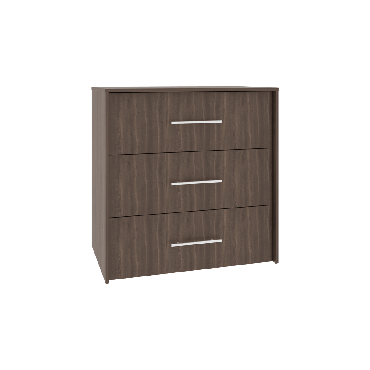 Cajonera Bigaf Milan y Wengue 80x82.1cm De Tres Hileras con Tres Cajones - CAJONERAS Y COMODAS | Bylmo