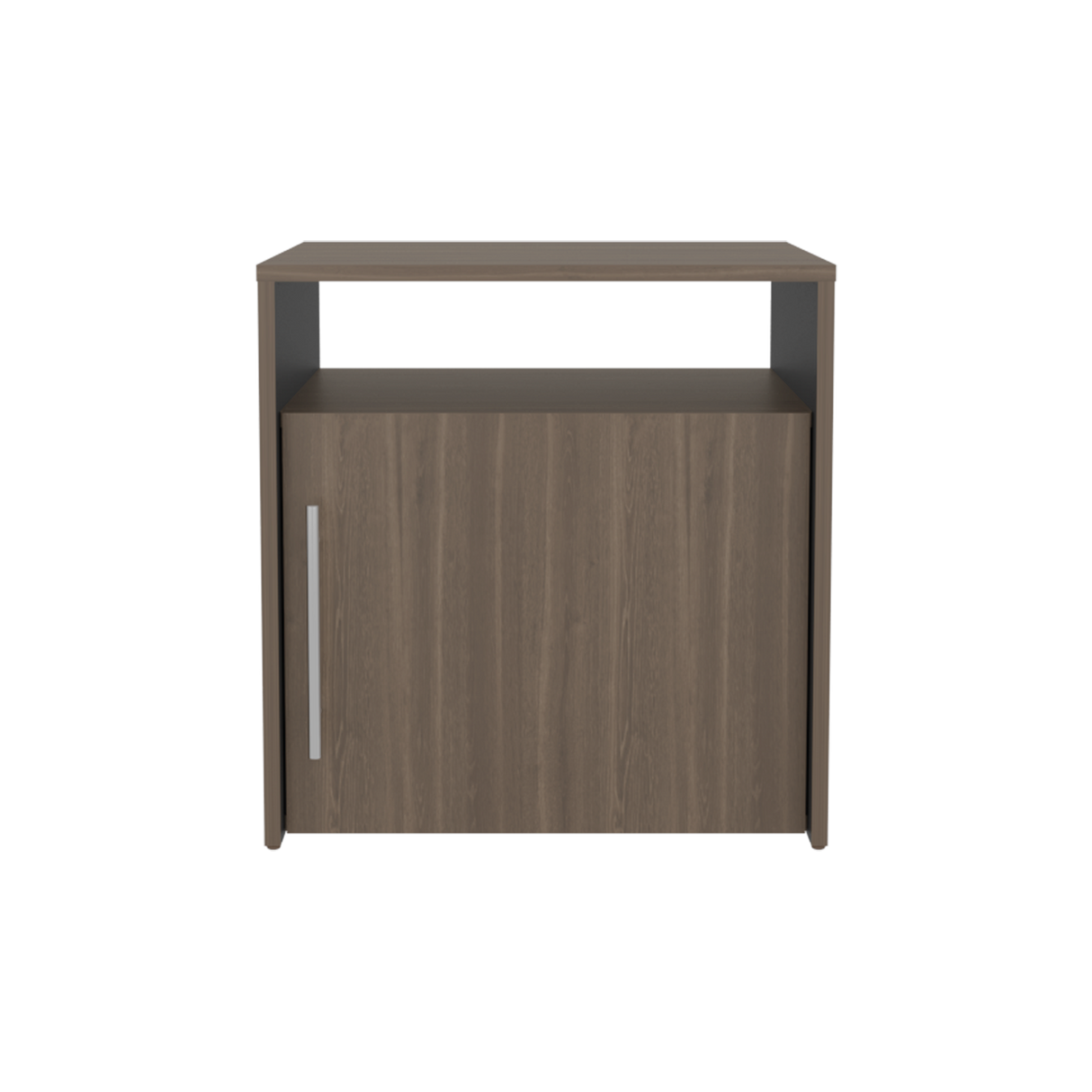 Mesa de Noche Bigaf Milan y Wengue 54.1x42.3cm con Dos Compartimientos - MESAS DE NOCHE | Bylmo